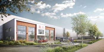 La plateforme logistique dernière génération de 56 000 m2, développée par APRC. 