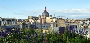 Vue sur Paris depuis la terrasse du 8 Penthièvre. © PCA-Stream