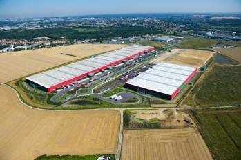 Le parc logistique des Haies Blanches au Coudray-Montceaux. DR