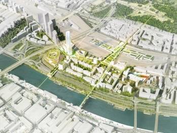 Le Cluster des Univers Virtuels - Charenton-Bercy_Development-Aerial 600