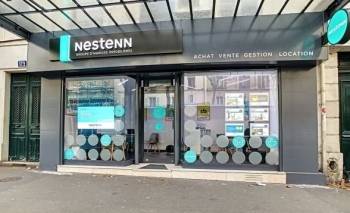 L'agence Nestenn Guy Môquet, dans le 18e arrondissement de Paris. 