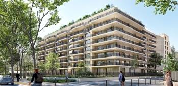 Le 58 Victor Hugo à Neuilly, ex-Crowne Plaza transformé en logements. © Ory
