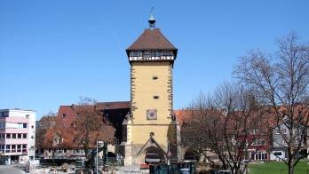 La ville de Reutlingen, à 40 kilomètres au sud de Stuttgart en Allemagne.