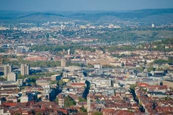 Vue de Stuttgart.