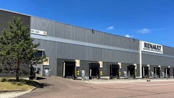 La plateforme Renault à Sens. 