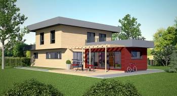 Maison à ossature bois “Urban“ développée par MCA
