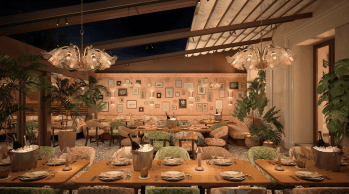 Le restaurant Pablõ à Saint-Tropez. 