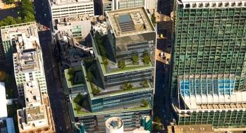 Le projet Ropemaker Place à Londres © Arup Associates