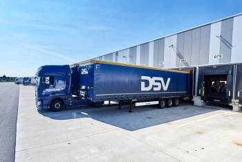 Un entrepôt de DSV.