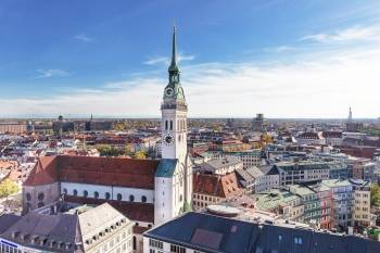 La ville de Munich, en Allemagne.