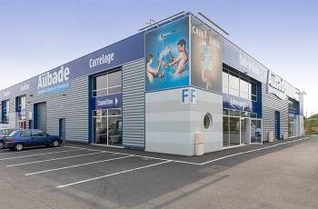 L'entrepôt de l'Espace Aubade à Chambly. 