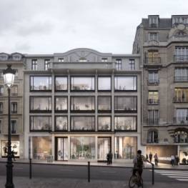 Vue du futur 51 Lemercier, Paris 17. 