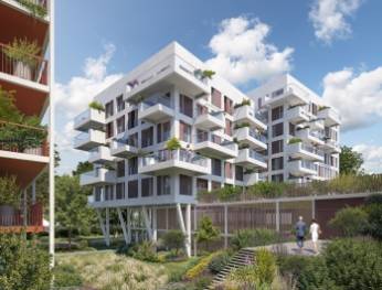 La résidence Terra Alba à Montpellier. © Les Nouveaux Constructeurs
